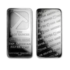 1 Troy Ounce Silver Bullion Bar Coin Style Collectible Non Magnetic Metal Bar