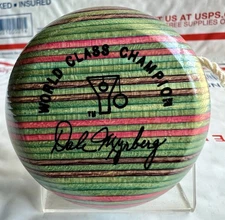 Hummingbird Dale Myrberg Yo-Yo - 1990 - Wood Green Pink Purple Laminated - New