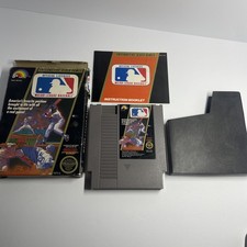 Major League Baseball Nintendo NES Complete in Box CIB