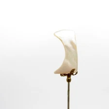 Antique Hatpin Natural MOP Hat Pin