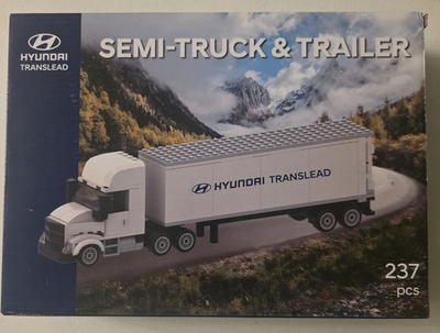 #ad Super Rare Hyundai Translead Semi Truck amp; Trailerquot; building blocks set. $150.00