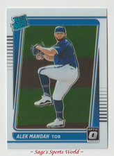 2021 Donruss Optic Baseball #179A Alek Manoah RR RC - Toronto Blue Jays
