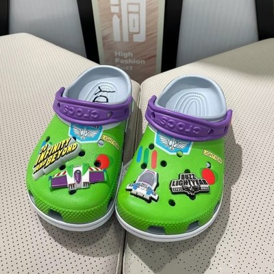 Children Buzz Lightyear Clog Crocs Classic Kids Toddlers New With Tag