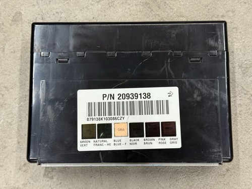 06-13 GM Chevrolet Buick BCM Body Control Module OEM 20939138 PROGRAMMED TO VIN - Imagen 2 de 5