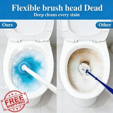 SOPAMI Toilet Wand Cleaning System 32 Refills Wall Mount Brush Holder