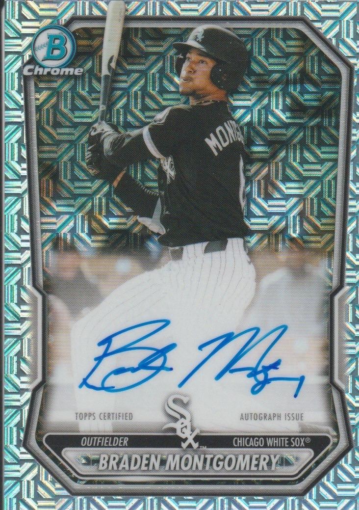 2026 Bowman #BMA-BM Braden Montgomery Chrome Mojo Refractor Autographs