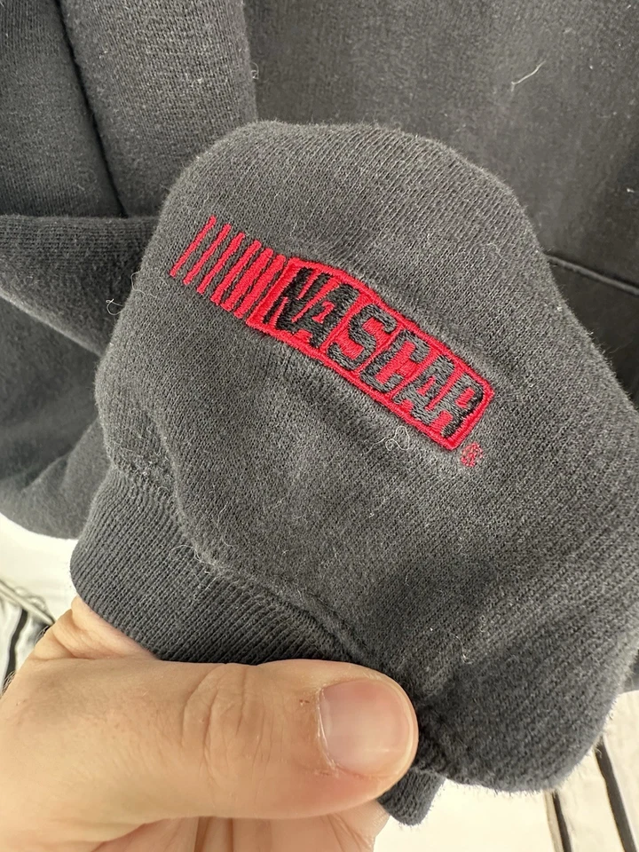 Винтажная черная толстовка с капюшоном Chase Authentics Jeff Gordon NASCAR 90-е Y2K размер XL - Изображение 4 из 4