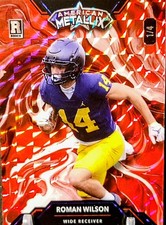 2023 Wild Card Metallix - Wild Liquid Mosaics Red #WMP-RW Roman Wilson #/4