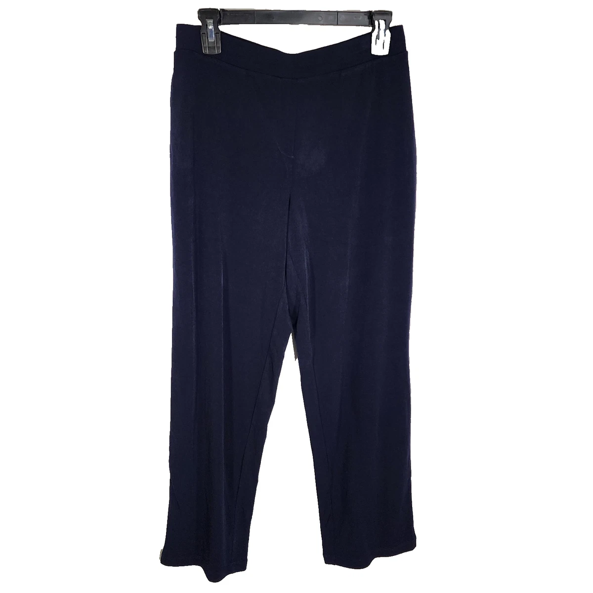Pantalon large en maille souple avec taille élastiquée femme ecru | GEMO