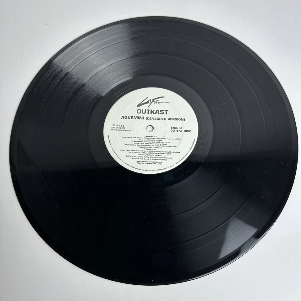 Outkast Aquemini censored LP 3 vinyl first press 1998 never played still new - Image 4 of 4