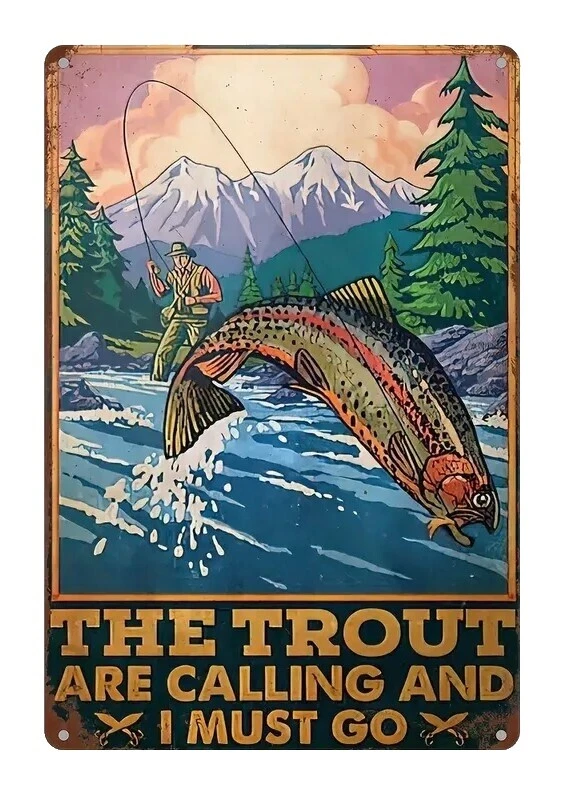 Rectangle Metal Home Décor Plaques & Signs