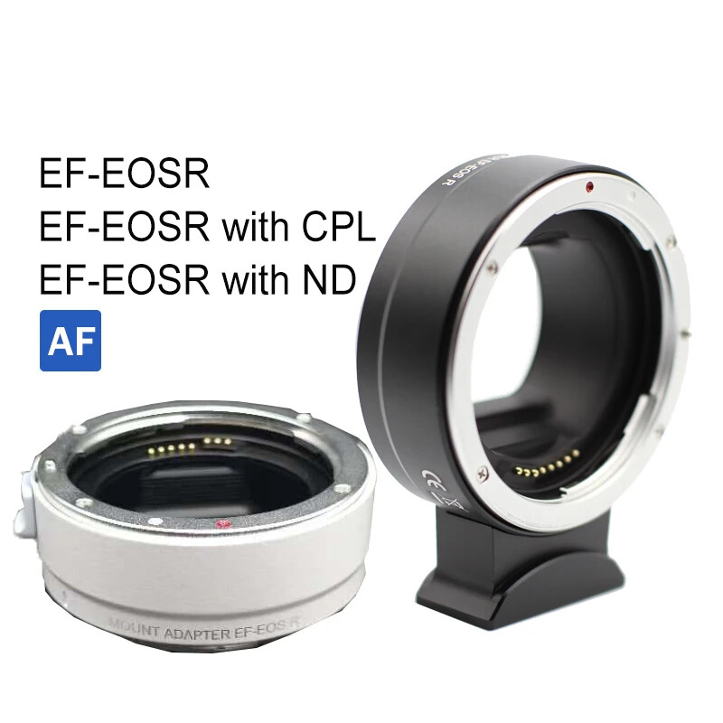 EF-EOS R AF Lens Adapter Ring for Canon EF Lens to Canon RF Mount
