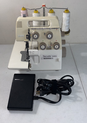 Bernina Bernette 334DS Serger Overlock Electronic Sewing Machine works