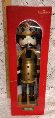 Timeless Treasures 15'' Nutcracker Individually Crafted Original Packing NOS 
