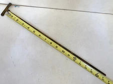 LEEDY 17" Bass Drum Single TENSION T-ROD Part GOLD Finish 20s Vtg Indianapolis