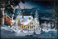 Friends in Winter - DIY Chart Counted Cross Stitch Patterns Needlework DMC