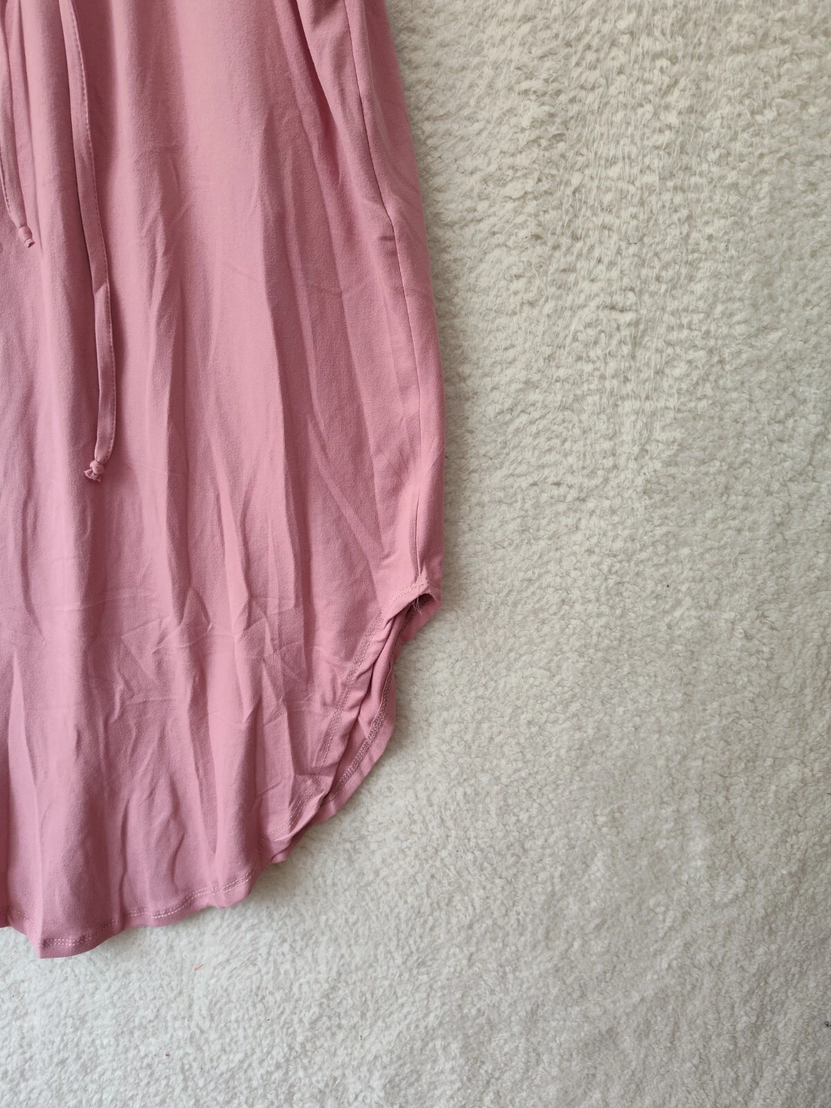 PALM ANGELS Abito donna Capella piccolo rosa misto poliestere senza maniche linea A tasca midi