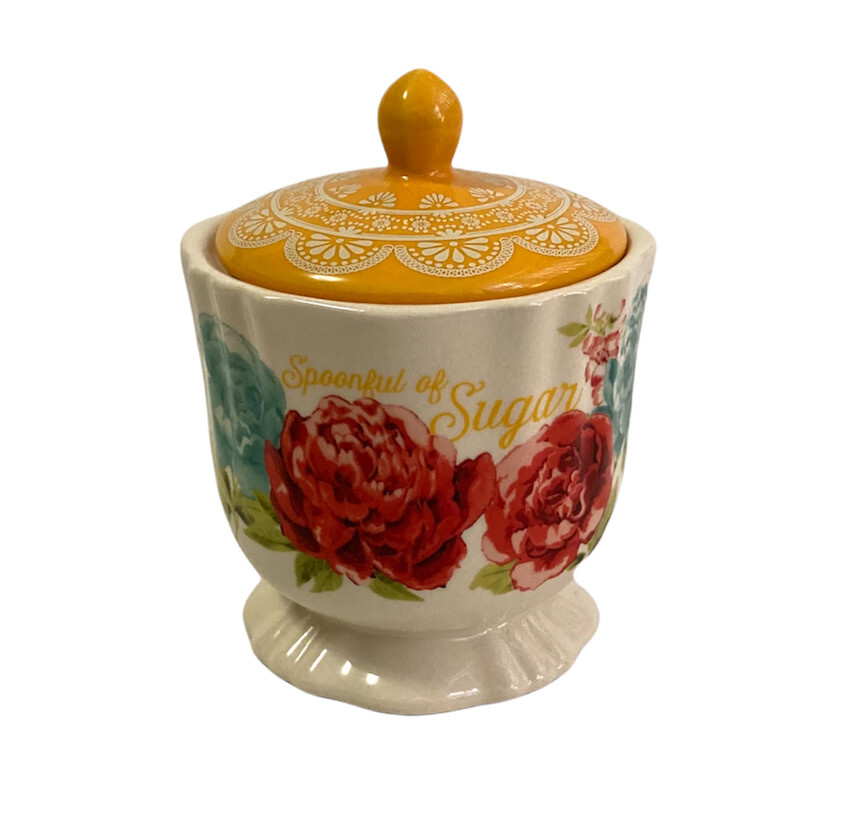 The Pioneer Woman Blossom Jubilee Creamer And Sugar Pot Set (9) The