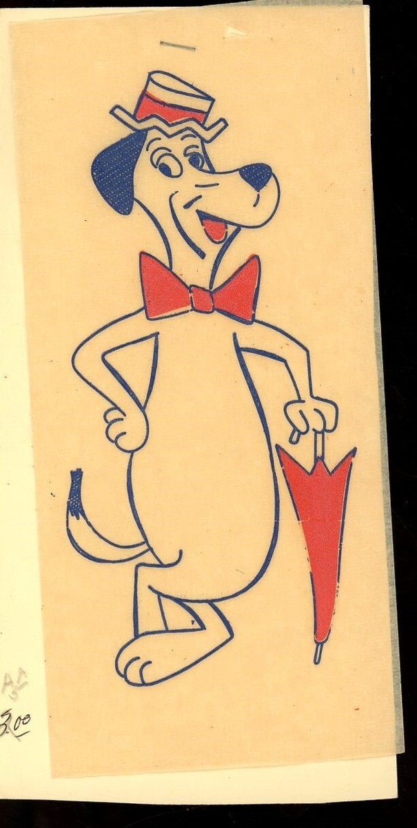 1950's Huckleberry Hound Cartoon Dog TV Mini Iron On Transfer | eBay