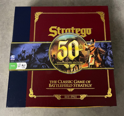 Stratego - The Classic Game Of Battlefield Strategy - 50th Anniversary Edition