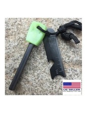 Flintsupplystore Survival Fire Starter, 5,000 Strike Ferro Rod Striker
