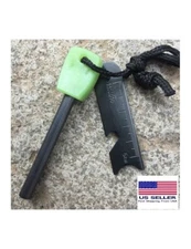 Flintsupplystore Survival Fire Starter, 5,000 Strike Ferro Rod Striker