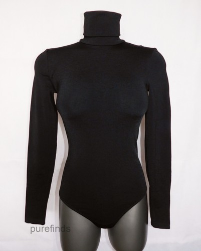 WOLFORD COLORADO STRING BODY BODYSUIT SIZE SMALL in black NWT