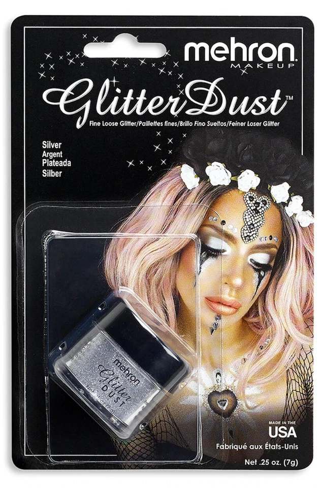 Mehron Glitter Dust 0,25 унции выберите любой оттенок!!! - Изображение 4 из 4