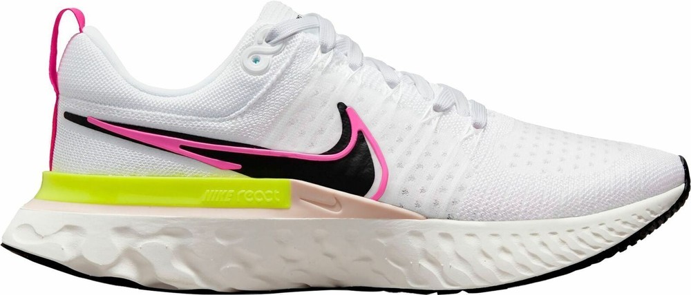 Nike React Infinity Run Flyknit 2 White Sail Pink Mens Running Shoes New
