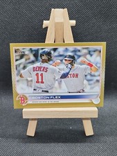 2022 Topps Series Update Gold #'d 0904/2022 Red Sox Boston Flex US11
