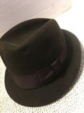 Stetson Vintage Sovereign 'The Golden Century  Brown Fedora Hat Size 7