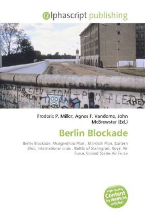 Thumbnail - Frederic P. Miller (u. A.) | Berlin Blockade | Taschenbuch | Englisch