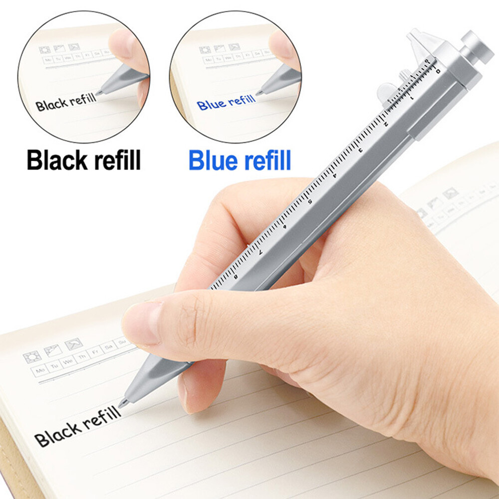 Multifunction 1mm Ball-Point Ballpoint Pen Caliper Pen Roller Ball Pen Gel Ink P