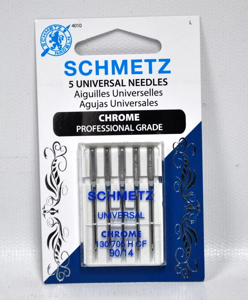 Schmetz Chrome Universal Needle 5 ct, Size 90/14