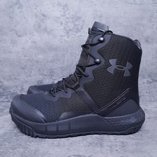 UNDER ARMOUR Micro G Valsetz Zip Tactical Boots Mens 12.5 Black Hunting Hiking