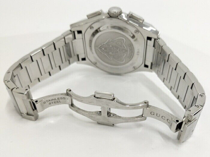 GUCCI Pantheon Men's Chronograph Quartz Date SS 115.2 GUCCI Pantheon Men's Chronograph Quartz Date SS 115.2