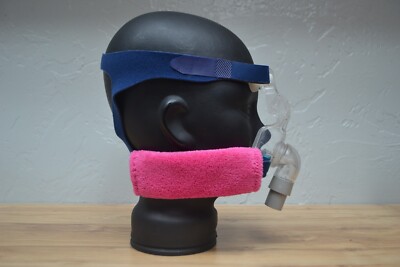 MY STRAP SOFTIE - CPAP Mask Strap Covers - 1 Pair Dark Pink - Sleep Apnea