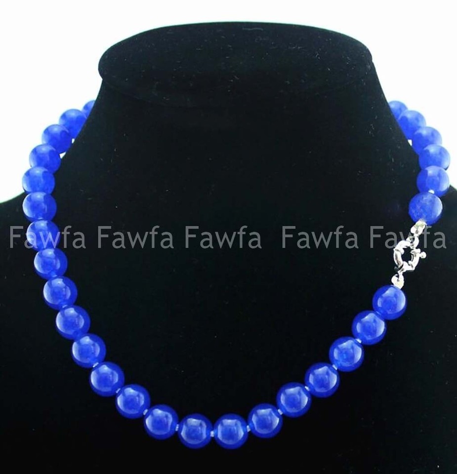 Handmade 18" Natural Multicolor Gemstone Bead Necklace Set With Lobster Clasp