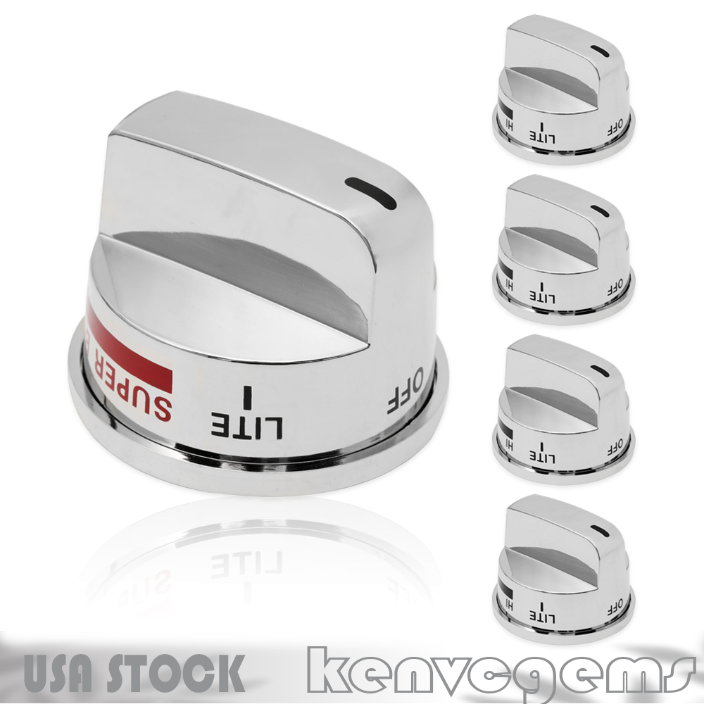 LG Range Stove Knobs Set - EBZ37189611 (4pcs) & EBZ37189609 (1pcs) Replacement Parts