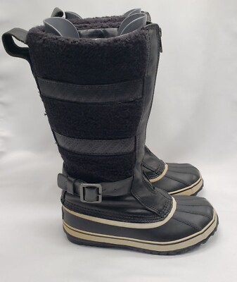 Sorel Helen Of Tundra II Winter Snow Boots NL1586-010 Black Womens Size 7