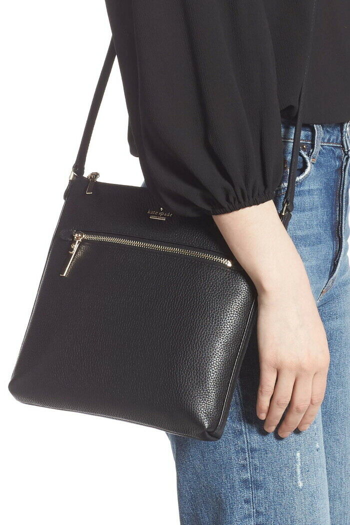 NWT Kate Spade NY Shirley Large Black Pebbled Leather NWT Kate Spade NY Shirley Large Black Pebbled Leather