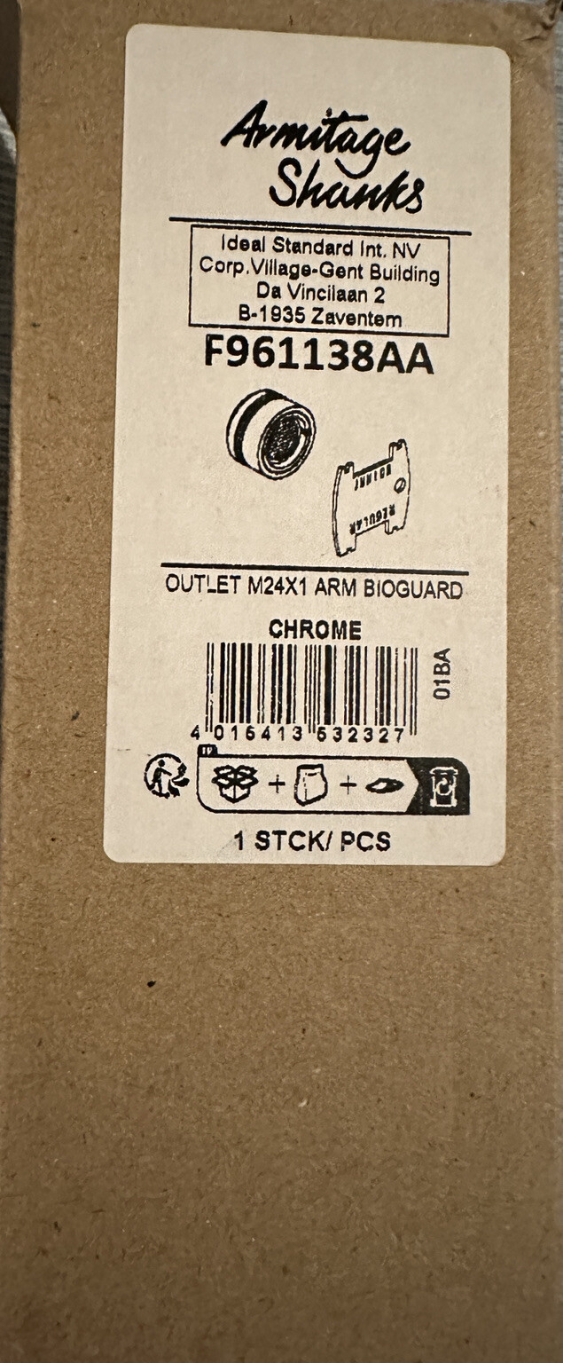 Armitage shanks F961138AA OUTLET M24X1 ARM BIOGUARD | eBay 