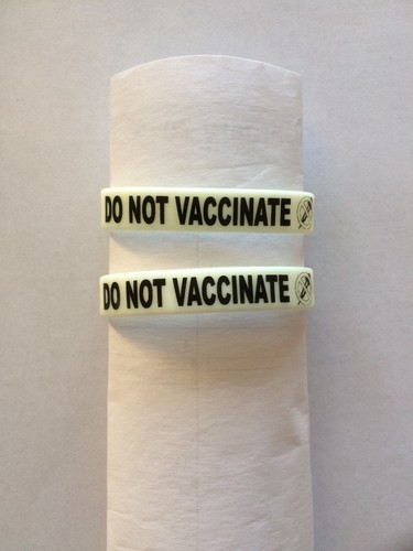 2 toddler boy girl antivax no vaccines awareness bracelets child anti vaccine - Picture 5 of 6