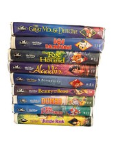 walt disney black diamond vhs tapes lot