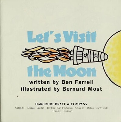 Let's Visit The Moon: A Reader Taschenbuch Harcourt School Publish