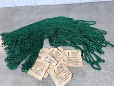 Vintage 1 pc. Bright Green Eco Friendly String Bag USSR Avoska 1989 WICKER SILK