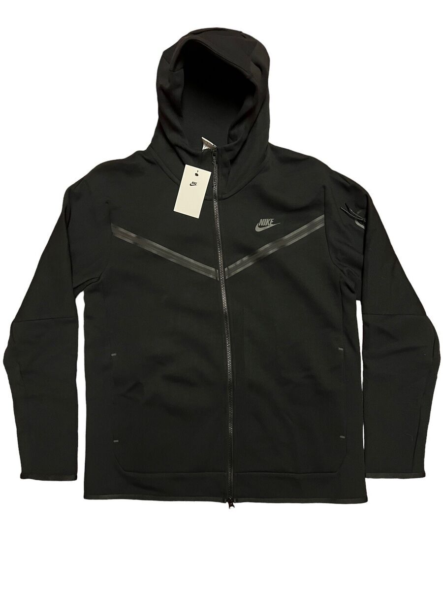 Nike Sportswear Tech Fleece Full-Zip Hoodie for Men - S, Black for
