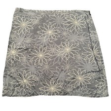 Vintage Esprit Mini Skirt Blue Floral Rayon Size 13/14 Y2K 90s Fairy Retro