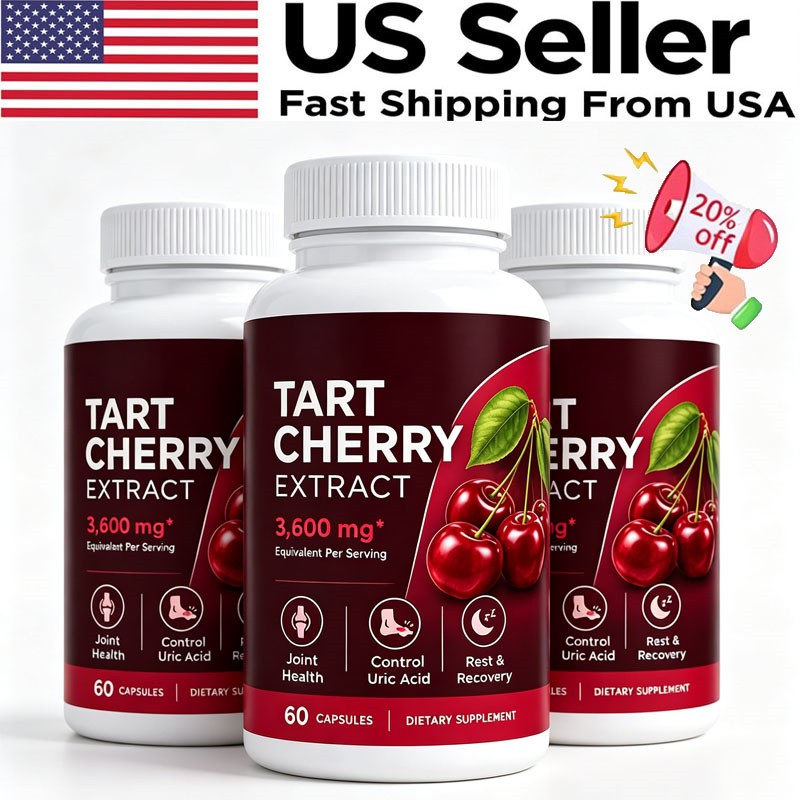 Good Grove Tart Cherry Extract,Goodgrove Tart Cherry Cold Extracted,60 Capsules