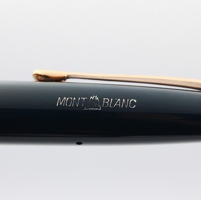 Excellent Very Rare] Montblanc 344 Petrol Blue fountain pen B nib